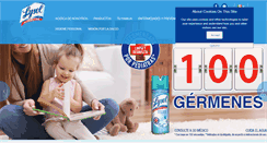 Desktop Screenshot of lysol.com.mx